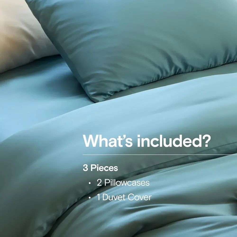 NWT DOZ by Sijo Duvet Cover Teal Blue , Twin/Twin XL
